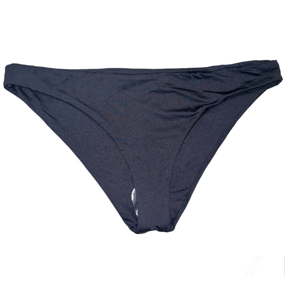 EBERJEY So Solid Annia Black Bikini Bottoms Size Large Color Black MSRP $78